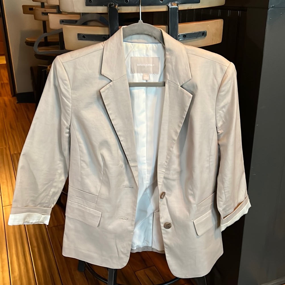 Banana Republic Tan Blazer
